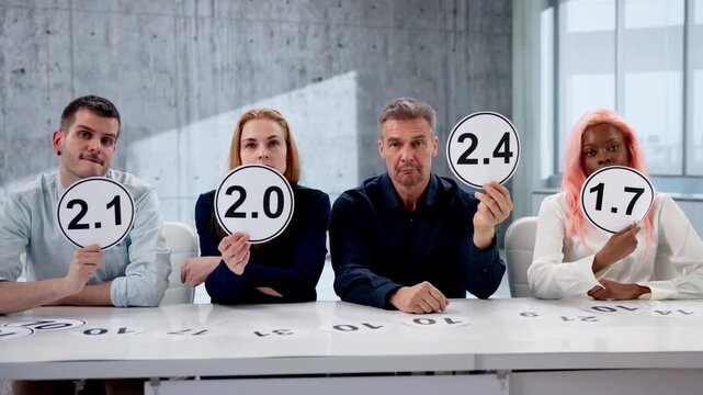 Judges At The Talent Show Looks Bored