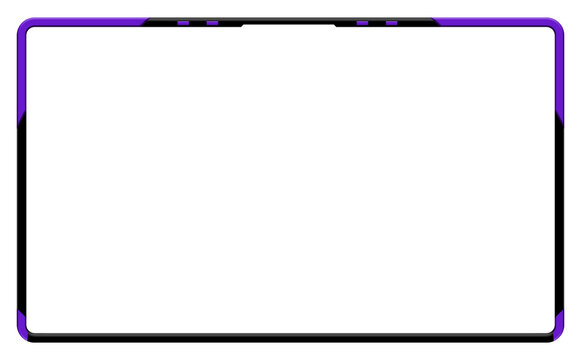 Round Indigo clean webcam overlay