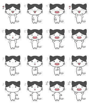 ハチワレ猫 Images – Browse 447 Stock Photos, Vectors, and Video