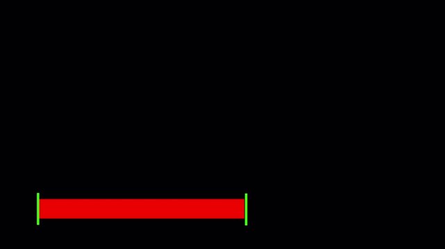 Lower third line  title animation. Simple and easy to use with alpha channel . Simple and clean  lower third in transparent background in 4K animation 