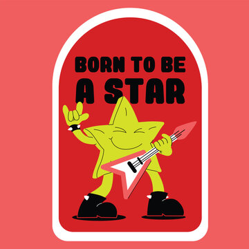 Star_Fruit_Play_Electric_Guitar_mascot