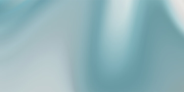 Abstract blue wave shape isolated on white background