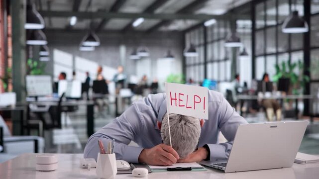 Accountant Overwhelmed By Paperwork
