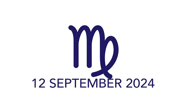 Virgo zodiac sign september 12 2024 astrology symbol