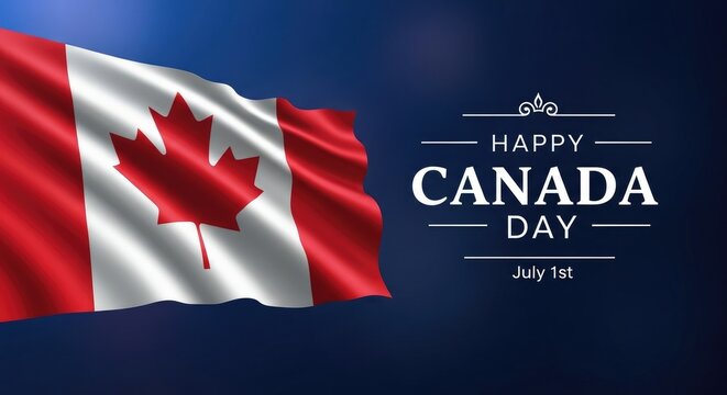 Canada day celebration a vibrant display of national pride and patriotic symbolism