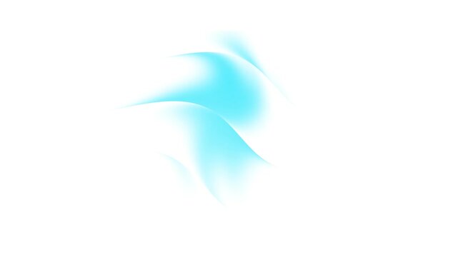 Abstract blue flowing wave gradient soft blur motion background with smooth light effect 4k animation video