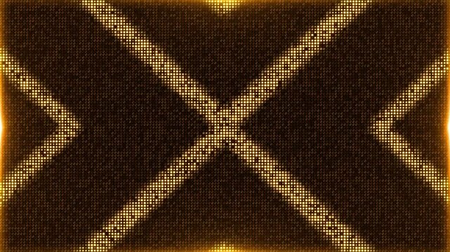 Golden LED Light Pattern Abstract Luxury Background pattern glowing texture. luxury visuals, stage backdrops, event graphics, festive themes, premium design projects, decorative digital backgrounds.