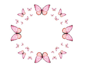 Naklejka premium pink watercolor hand drawn design