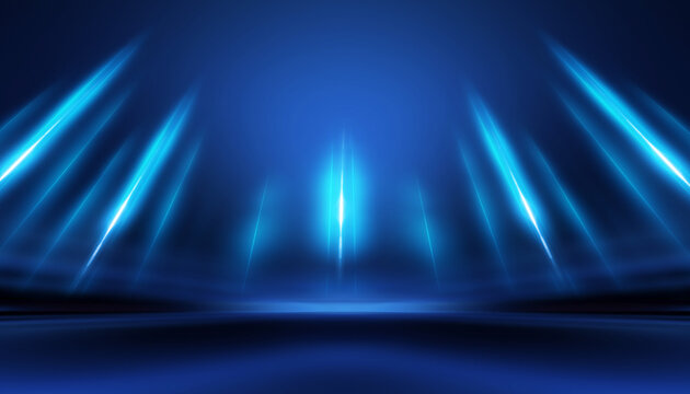Abstract light shining lines background. The light speed movement concept of future technology. Futuristic, technology pattern for banner or poster design.