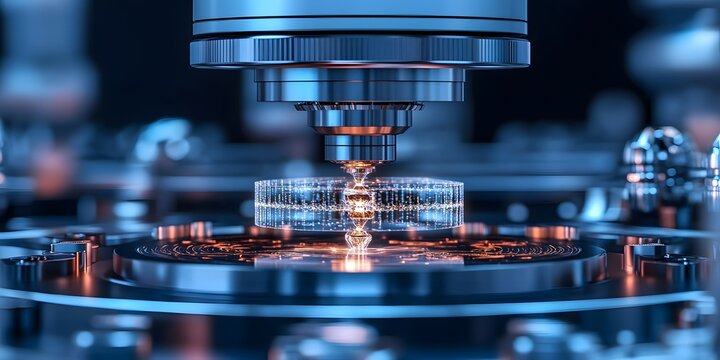 Superconducting Qubits Processing Data in Cryogenic Lab
