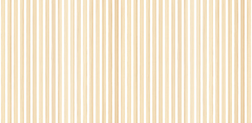 Fototapeta premium SEAMLESS pattern of natural oak wall panel, isolated on transparent background. Decorative accent wall, space divider or fence design. 