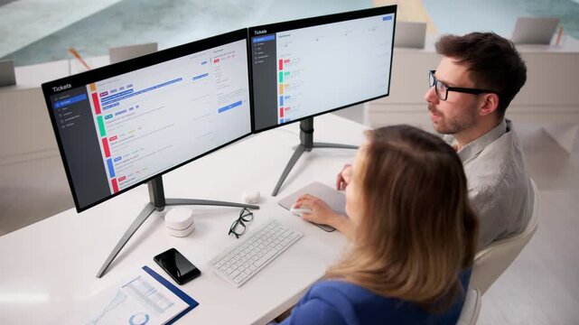 Workers Monitoring Support Tickets System