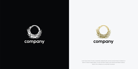 Fototapeta premium Nest Logo Design - Company Branding