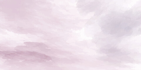 Fototapeta premium Beautiful pink and white fluffy clouds float across a bright blue summer sky, creating a beautiful nature background with light atmospheric colors on a clear day