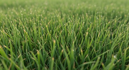 Obraz premium A Close-up Of A Field Of Green Grass