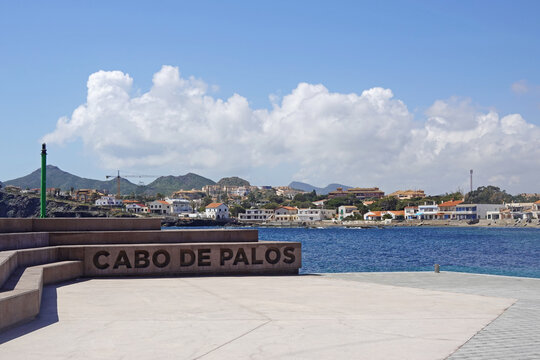 A pier in Cabo de Polas village, not far from Cartagena, Spain