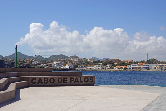 A pier in Cabo de Polas village, not far from Cartagena, Spain