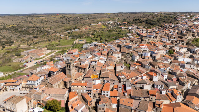 Fermoselle village overview showcasing traditional spanish architecture and landscape