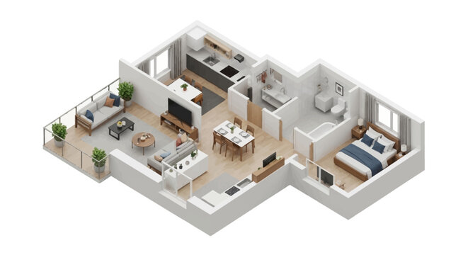 Apartment Floor Plan Layout.