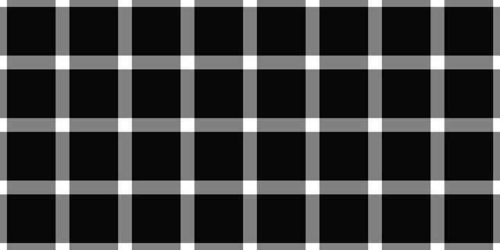 Gentleman background check texture, presentation pattern tartan fabric. Hunter textile seamless plaid vector in gray and black colors.