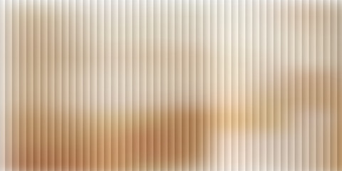 Obraz premium Brown beige orange ribbed glass. Vector ribbed glass texture background. Mesh gradient. acrylic ribbed bath surface. Reeded glass background semitransparent overlay. Bath wall window