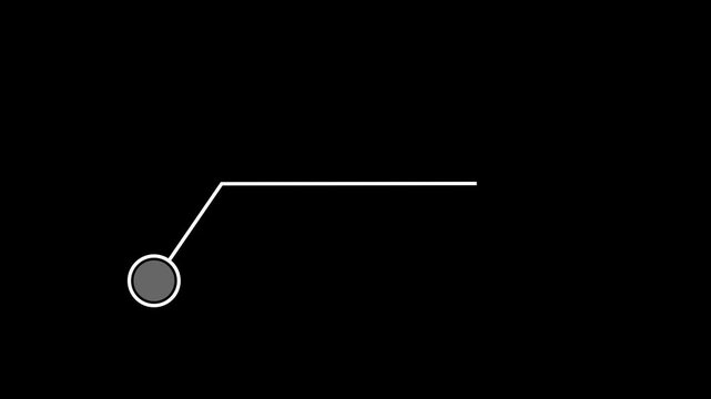 Minimalist motion graphic callout label with circle marker and line connector on black background pointer annotation overlay editing assets pointer annotation overlay editing assets