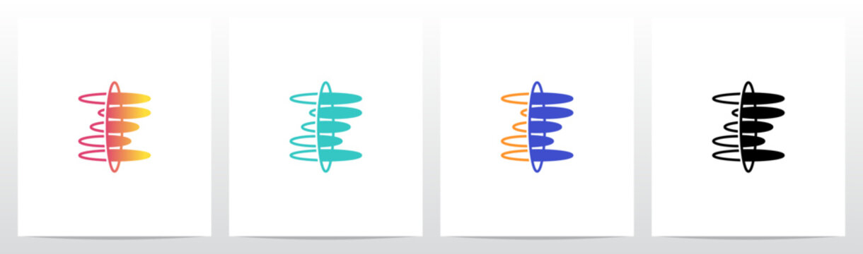 Ellipse Circle Orbit Abstract Shape Letter Initial Logo Design Z