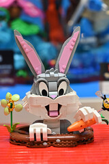 Naklejka premium Lego rabbit. Bugs Bunny