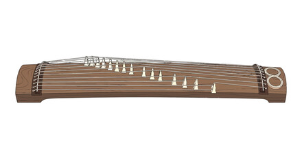 Traditional Musical Instrument Closeup View. © Martani