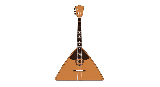 Triangle Shaped Stringed Musical Instrument.