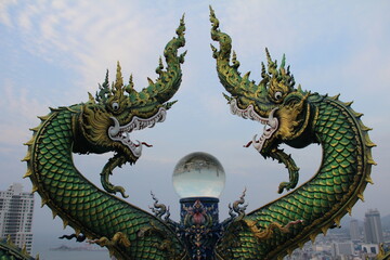 Fototapeta premium Temple in n Sriracha