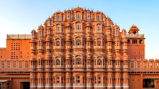 Historic Hawa Mahal in Pink City Jaipur