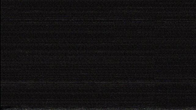 Old tv static noise glitch error interference effect editing overlay video suitable for retro visual effects, transitions, and media post-production