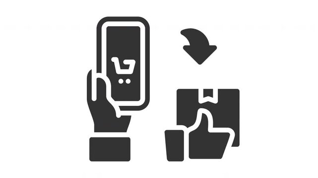 Click buy and collect order icon