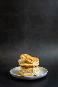 Stack of buttermilk biscuits