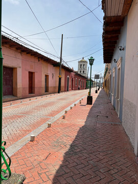 Colonial town in Honduras, Latin america city