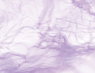 Fototapeta premium Soft lavender color atmospheric gradient on white background. Abstract light violet tulle in motion overlay.