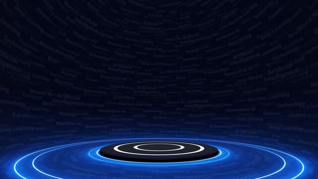 ARTIFICIAL INTELLIGENCE Keywords Animation on Tunnel Walls, Background, Loop
