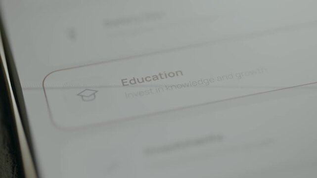 Education option for investment for a long term