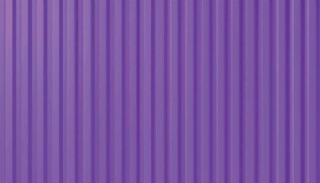 Abstract purple rolling corrugated metal pattern background, steel or plastic panel texture for container, roof, house. Seamless vertical cladding pattern, metal sheet,facade cladding, garage wall. 