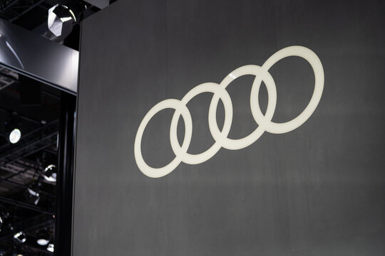 audi car at Shanghai Automobile Industry Exhibition on April 27, 2023 in shanghai china	