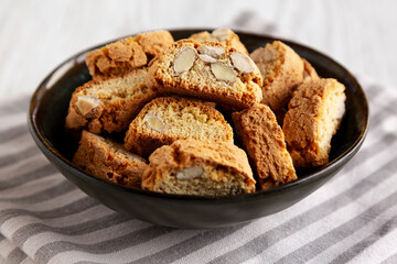 Fototapeta premium Homemade Almond Cantuccini Ready for Breakfast