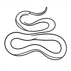 Fototapeta premium hand drawn infinity symbol sketch on white background minimalist design