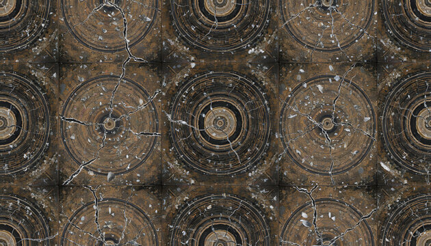 Fixer Stains | Darkroom Chemical Residue Seamless Pattern