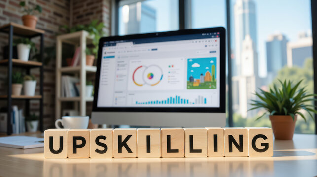 Upskilling program for workforce training and employee capability growth built to close talent gaps, improve role readiness, support internal mobility and strengthen long term hiring resilience
