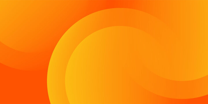 Abstract orange background with circles. Vector illustration