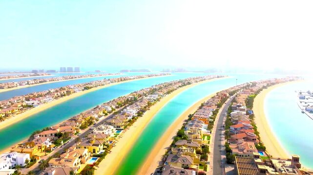 aerial view of modern city