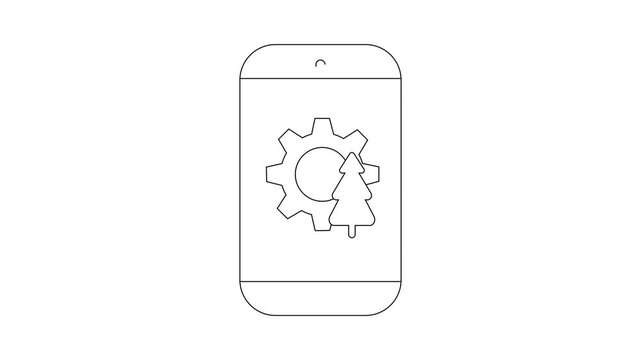 Christmas App Icon Design - Festive Mobile Interface Concept.