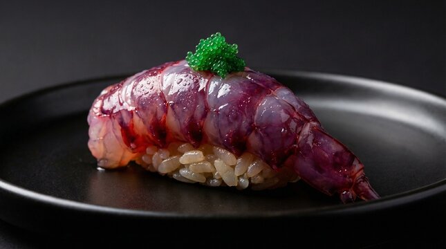 Budo ebi nigiri sushi