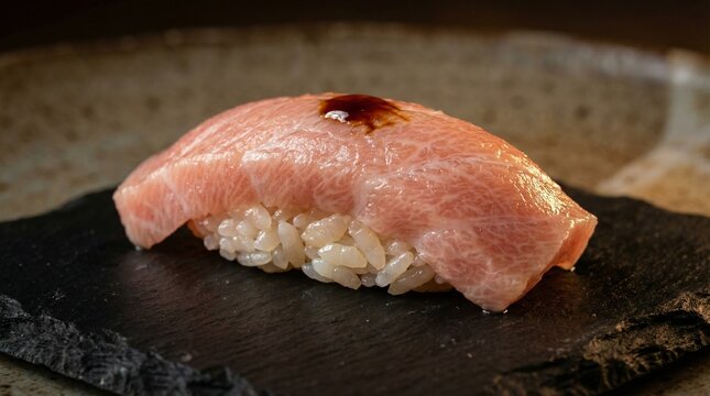 Otoro nigiri sushi